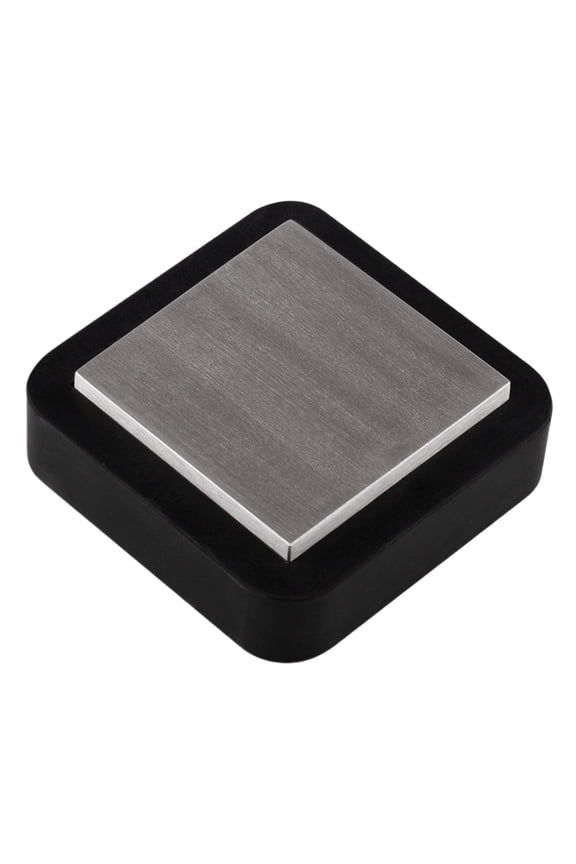 Professional Steel Block with Rubber Base Jewelry Stamping Plate Metalworking Block Metal Plate Steel Anvils for Jewelry