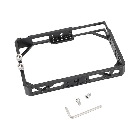 FEAMOS Screen Cage with 1/4 Threaded Hole Multiple Extension Function For Liliput A7s 7inch Video Camera Accessory Attachment