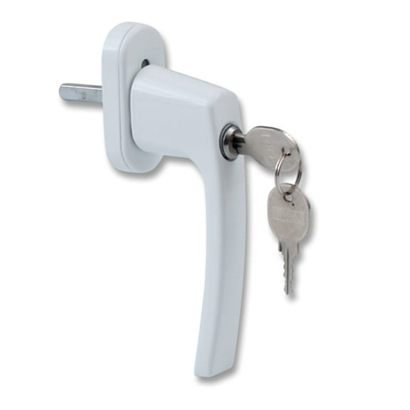 FEAMOS Secure Lockable Window Handle with Key & Screws Window Handle Set Key Locking Mechanism Simple Installation