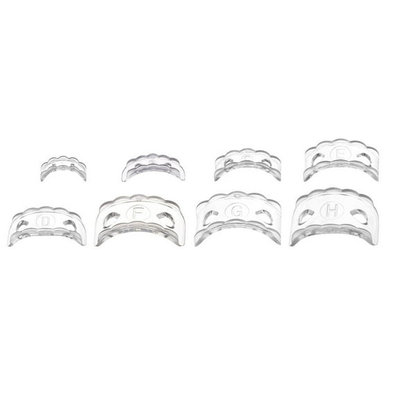 FEAMOS Set of 8 Rings Size Adjuster Silicone Tightener Suitable for Loose Rings Comfortable Fit Sizer Jewelry Rings Accessories