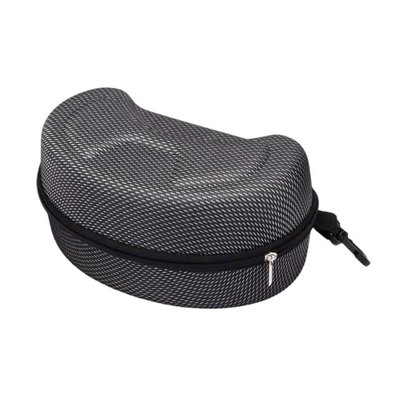 FEAMOS Ski Goggles Storage Box Ski Goggle Bag Hard Case Light Weight Drawstrings Bag Zippered Designs for Men Women Snow Sport