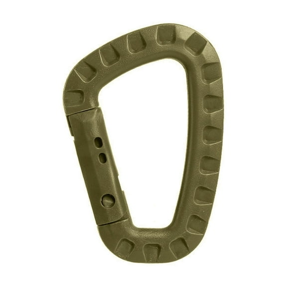 FEAMOS Snap Hook D Shaped Carabiner Tactically Backpacks Buckle Keychains D Rings Spring Gear Clip Easy to Use