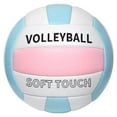 thumbnail image 1 of FEAMOS Soft Beach Volleyballs Thickened Official Size 5 Volleyballs Sand Sports PU Ball for Indoor Outdoor Pool, Gym, Training, 1 of 8