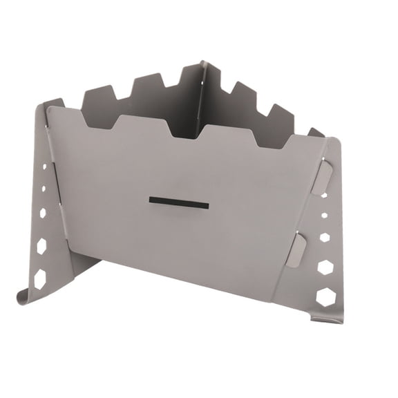 FEAMOS Solid Fuels Stove, Folding Stove, Solid Fuels Stove Tablets with Side Panel, Foldable Barbecue Stove for Camping Hiking