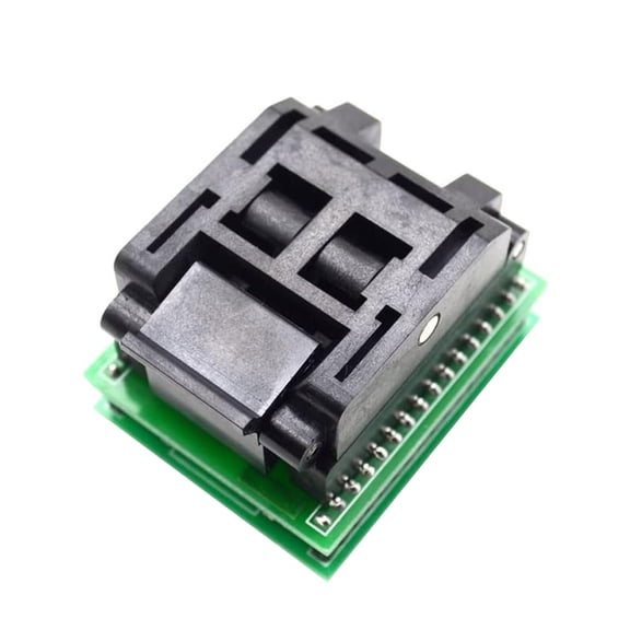 FEAMOS TQFP32 QFP32 to DIP32 IC Programmer Adapter Chip Test Socket Burning Socket Integrated Circuit Programming