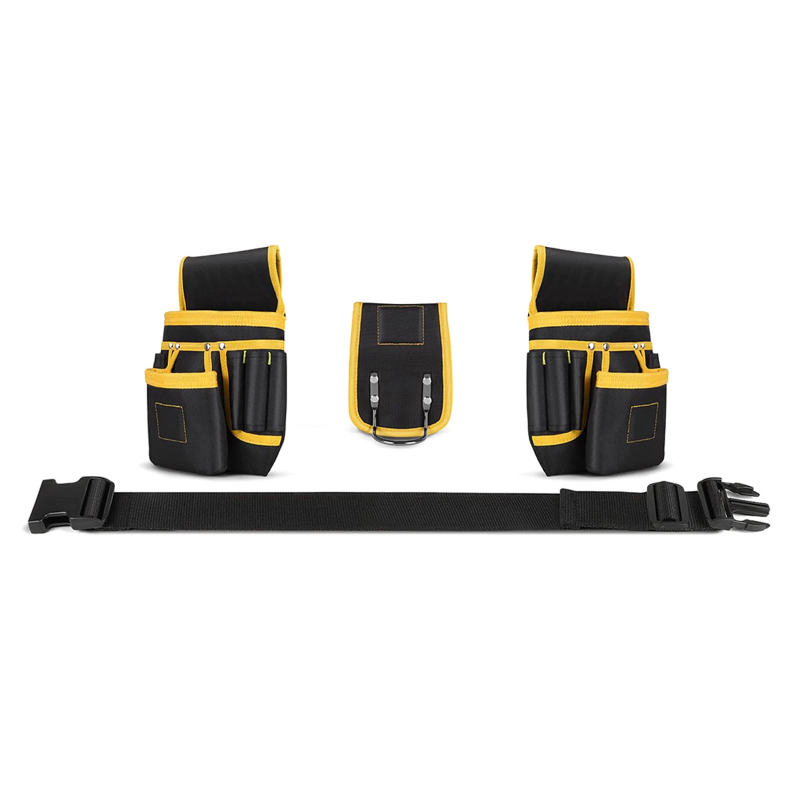 FEAMOS Tool Belt,Magnetic Tool Pouches,Multiple Pocket Tool Belts for Men,Detachable & Adjustable Tool Pouches Bag for Electric