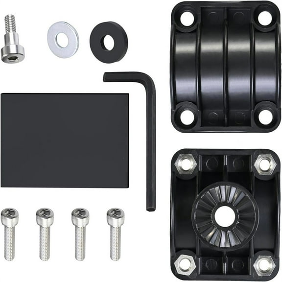 FEAMOS Upgrades 0 Degree Fishing Transducer Poles Mount ABS Poles Mount Versatile Poles Mount set for LVS32 Viewing Angles