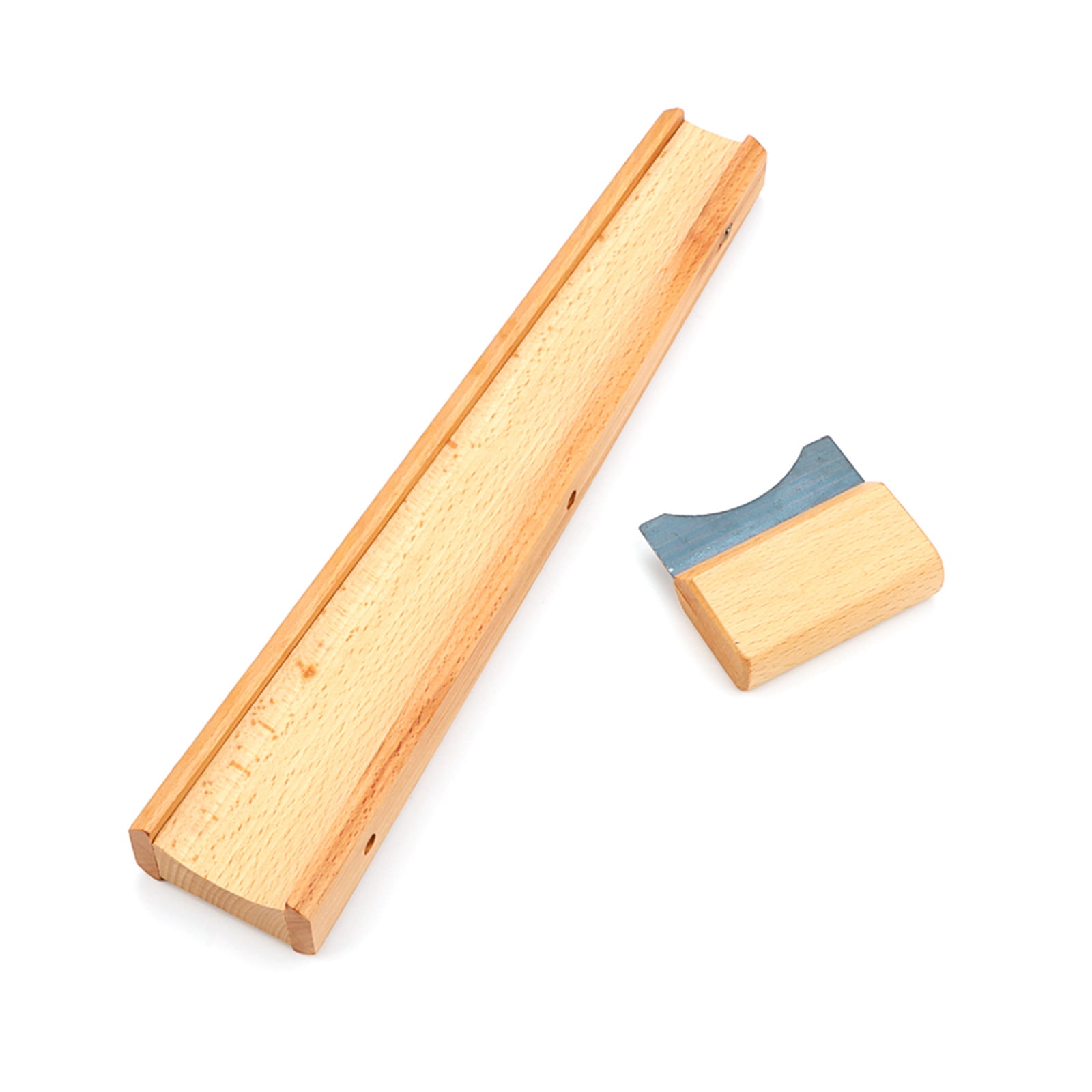 FEAMOS Violin Fretboard Tool Set Wooden Violin Fingerboard Holder Clamp Violin Fingerboard Scraper Violin Making Luthier Tools