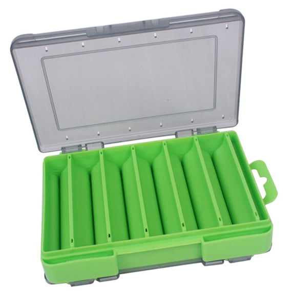 FEAMOS Water Proof Double Side Accessory Tackle Tool Box Fishing Hook Storage Trags Organizers Box Clear Terminals Tackle Case