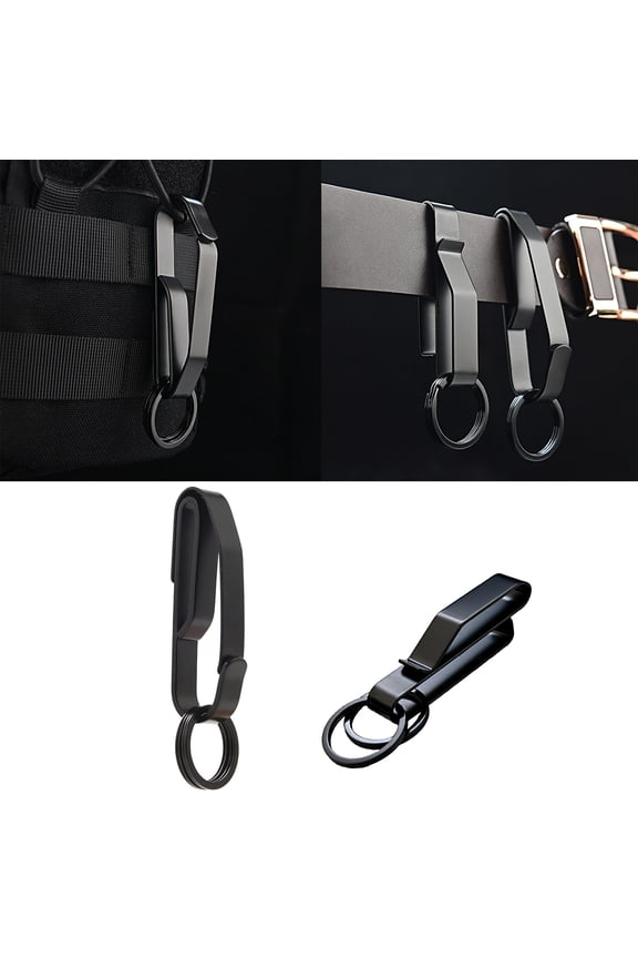 Webbing Buckle Stainless Steel Waist Hanging Key Buckle Anti-Lost Keys Clip Belt Buckle Outdoor Buckle Keychain
