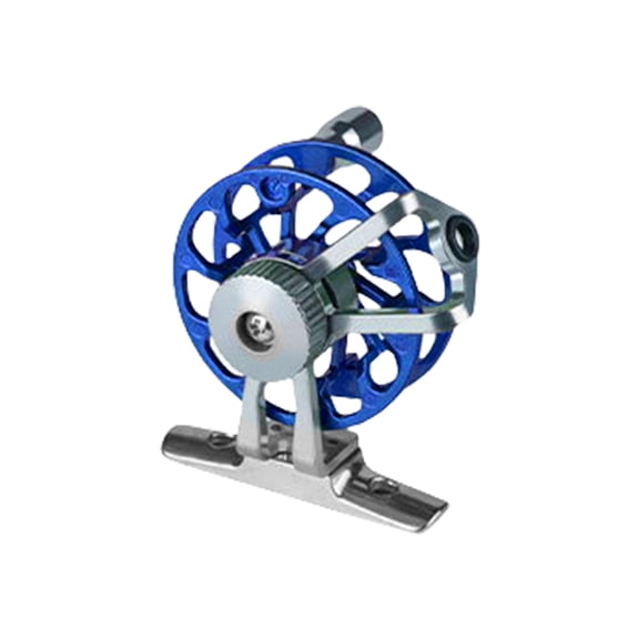 FEAMOS Winter Ice Fishing Wheel Fly Reels Heavy Duty Aluminum Fly Fishing Reels For Trout Fishing Tackle