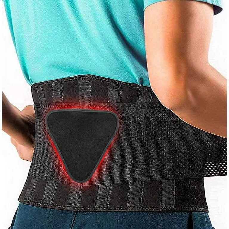 FEATOL Back Brace Support Belt-Lumbar Support Back Brace for Back Pain,  Sciatica, Scoliosis, Herniated Disc Adjustable Support Straps-Lower Back  Brace with Removable Lumbar Pad for Men & Women 
