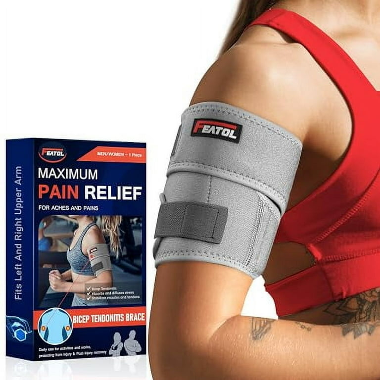 FEATOL Bicep Tendonitis Brace Triceps Brace Bicep Support Bands