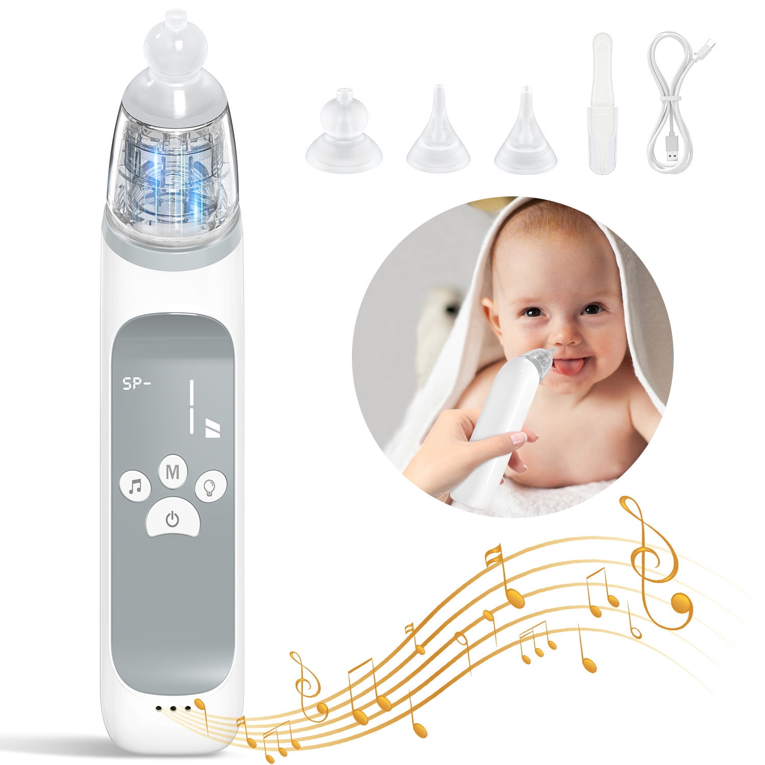 Oogiebear Bulb Aspirator Handheld Baby Nose Cleaner For Newborns