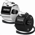 thumbnail image 1 of FEBSNOW Handheld Tally Counter Clicker 4 Digital Number Click Counter for School Event Golf Sports Office Stadium, 1 of 10