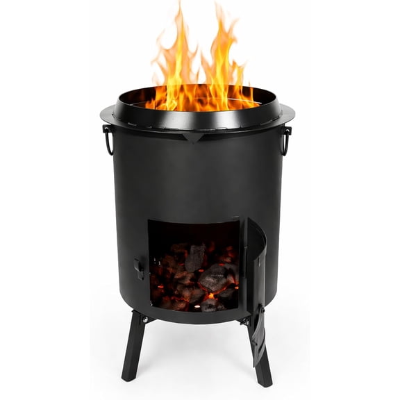 FEBTECH 16" Uzbek Kazan Oven Heavy Duty Outdoor Wood Fire Cooking Stove