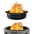 FEBTECH 46” Smokeless Fire Pit Insert - Heavy Duty Outdoor Fire Pit ...