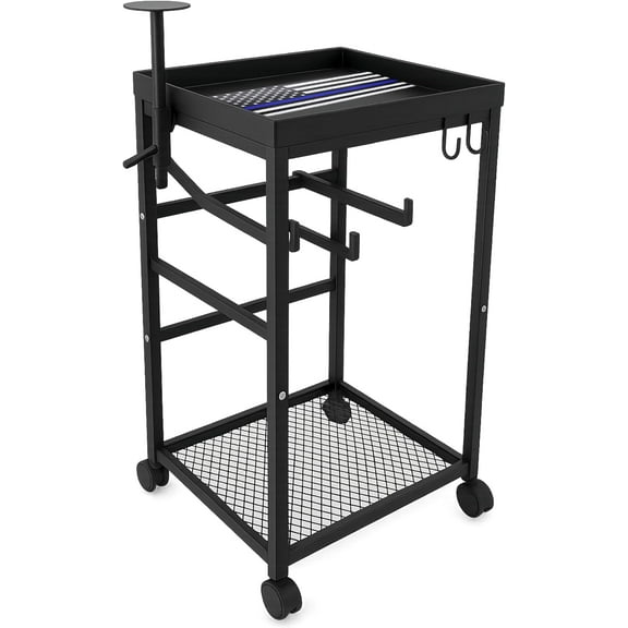 FEBTECH Police Gear Stand - Law Enforcement Gear Stand with Helmet Hanger Police Gear Rack & Military Gear Stand