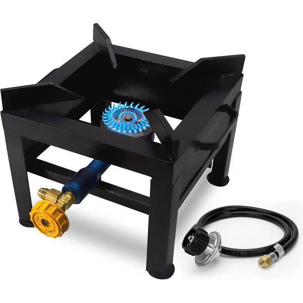 FEBTECH Single Burner Propane Gas 11 x 11 x 8 inch Propane Gas Stove