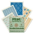 thumbnail image 1 of FEBU Reusable Paper Towels Washable | 5 Pack Japanese Pattern Swedish Dish Towels | Swedish Dishcloths for Kitchen | Non-Scratch Cellulose Sponge Cloths | No Odor, Biodegradable, Swedish Cloths, 1 of 6