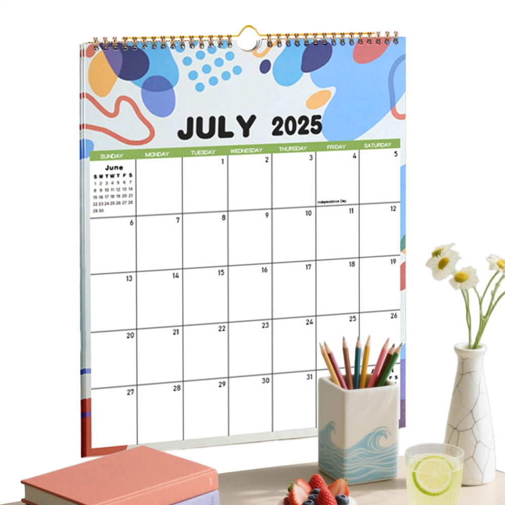 FEBUD 20252026 Calendar Wall Hangable Monthly Calendar TwinWire