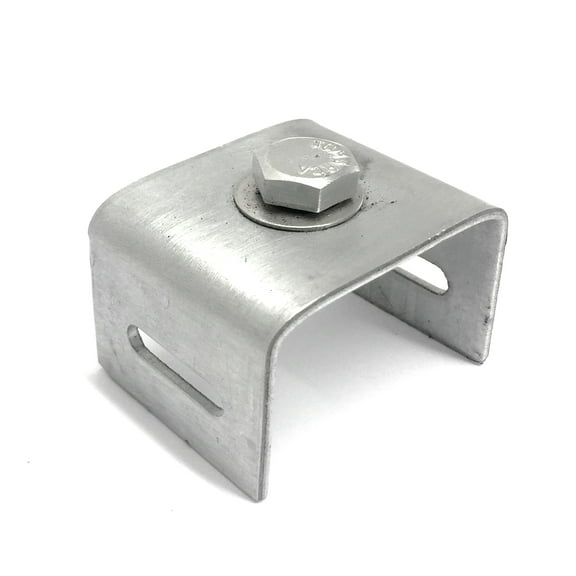 FECHOMETAL USA 304 Stainless Steel Single Bolt 3/4" Straight Leg Bracket - 50/Box