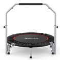 thumbnail image 1 of FED Fitness BCAN 40" Foldable Trampoline, Fitness Rebounder with Adjustable Handle, Exercise Trampoline for Adults/kids Workout Max Load 330lbs, 1 of 7