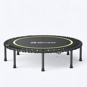 FED Fitness BCAN 48" Foldable Trampoline with Bungees, Fitness Rebounder, Exercise Trampoline for Adults/kids Workout Max Load 550lbs
