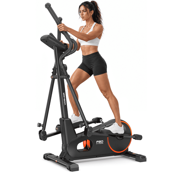 FED Fitness YOSUDA Series Elliptical Machine for Home Use, 13" Stride + Adjustable Incline, 16-Level Magnetic Resistance, 400 lbs Weight Capacity