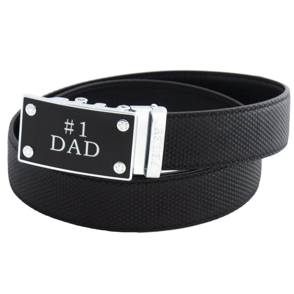 FEDEY Mens Classic Leather No1 DAD Statement Ratchet Belt w Automatic Buckle