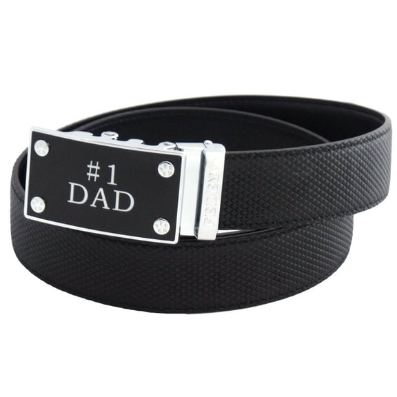 FEDEY Mens Classic Leather No1 DAD Statement Ratchet Belt w Automatic Buckle