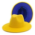 thumbnail image 1 of FEDORA - JAZZY HAT - MIXED COLORS. Statement Hat Pretty Popular, 1 of 3