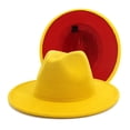thumbnail image 1 of FEDORA - JAZZY HAT - MIXED COLORS. Statement Hat Pretty Popular, 1 of 3