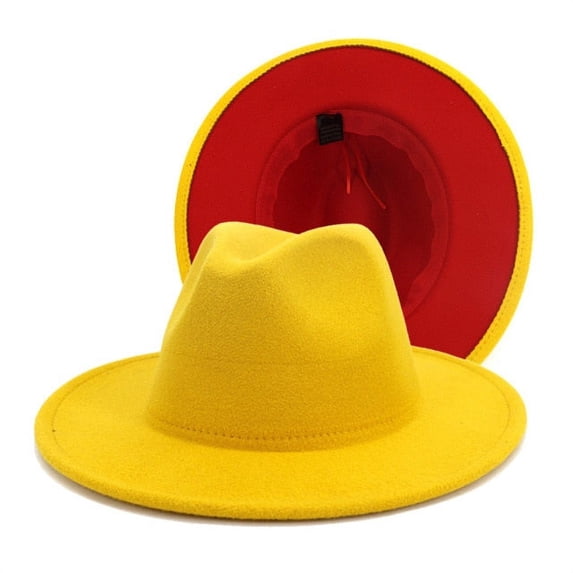 FEDORA - JAZZY HAT - MIXED COLORS. Statement Hat Pretty Popular