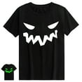 thumbnail image 1 of FEDPOP Boys Glow in the Dark Halloween T Shirts Kids Cotton Graphic Tees Pumpkin Top Clothing Size 10T, 1 of 5