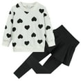 thumbnail image 1 of FEDPOP Girls Outfits Clothes Valentine's Day Tops & Leggings Clothing Set 9 Years, 1 of 7