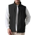 thumbnail image 1 of FEDTOSING Men's Quick Dry Lightweight Softshell Vest Windproof Sleeveless Jacket for Fishing Work Golf Hiking Casual Travel, 1 of 7