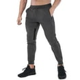 thumbnail image 1 of FEDTOSING Men's Gym Sweatpants Drawstring Gray Running Joggers Trackpants with Zipper Pockets, 1 of 6