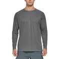 thumbnail image 1 of FEDTOSING Men's UPF 50+ Long Sleeve Shirts Sun Protection SPF/UV Fishing Hiking T-Shirts Gray, 1 of 5