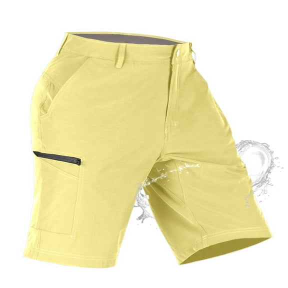 FEDTOSING Men's Waterproof Golf Shorts with Moisture-Wicking Waistband Stretch Quick Dry 10" Casual Shorts, Sizes 30-40