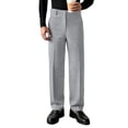 thumbnail image 1 of FEDTOSING Mens Casual Dress Pants Old Money 30"/32" Slim Fit Vintage Tapered Trousers, 1 of 7