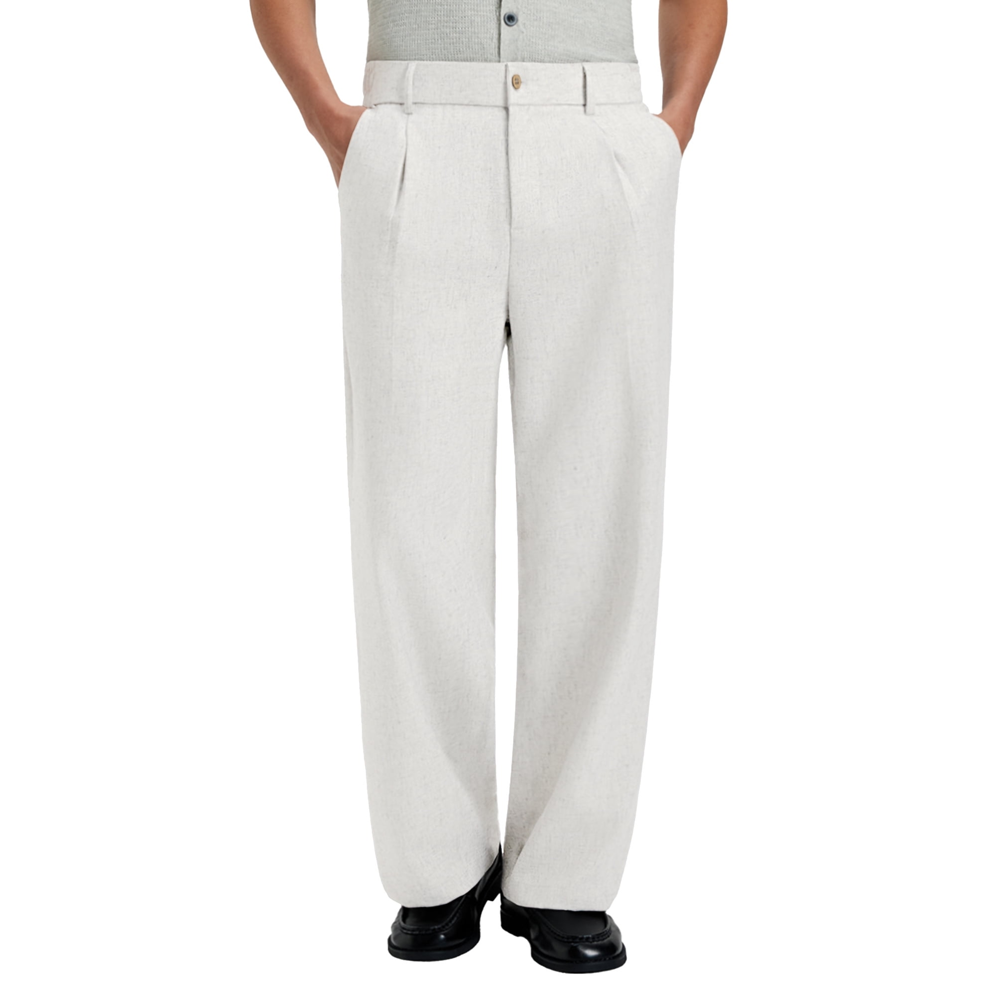 men's white pleated dress pants Amazon.com: Mens Pleated Dress Pants Relaxed Fit Wrinkle Free Expandable  Waist Flat Front Pant Business Casual Vacation Trousers Pantalones Playeros  : Clothing, Shoes & Jewelry