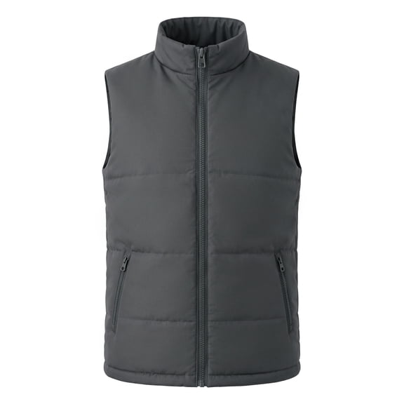 FEDTOSING Mens Puffer Vest Water Resistant Zipper Sleeveless Casual Jacket