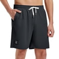 thumbnail image 1 of FEDTOSING Mens Waffle Shorts Summer Casual 7" Drawstring Elastic Waist Short with Pockets Beach Vocation, 1 of 7