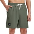 thumbnail image 1 of FEDTOSING Mens Waffle Shorts Summer Casual 7" Drawstring Elastic Waist Short with Pockets Beach Vocation, 1 of 7