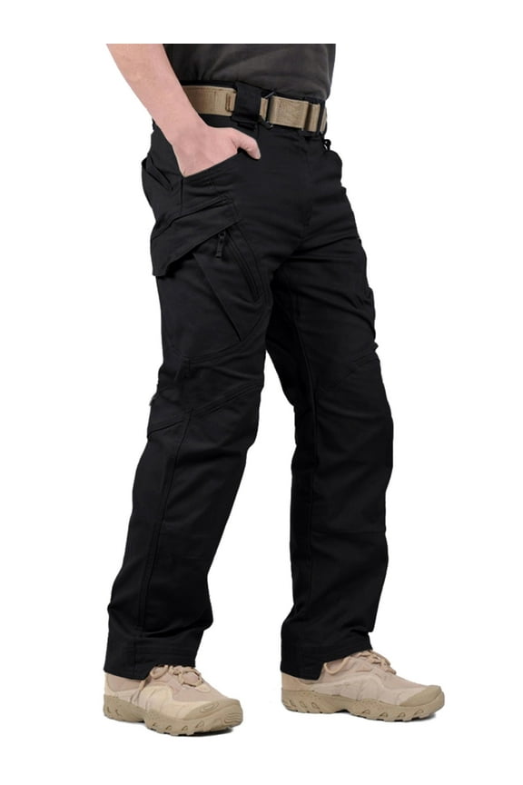 Relaxed Work Cargo Pants Mens Pant Black,Size 34×30
