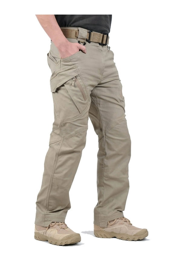 Relaxed Work Cargo Pants Mens Pant Khaki,Size 34×30