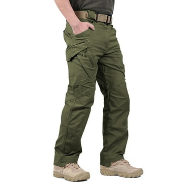 FEDTOSING Relaxed Work Cargo Pants Outdoor Mens Pant Green,Size 40×32