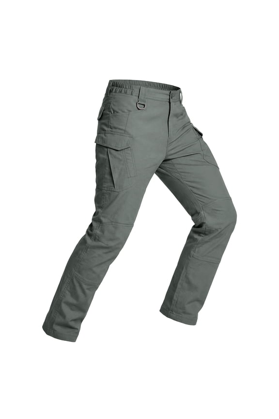 Relaxed Work Cargo Pants Outdoor Mens Pant Greyish Green,Size 42×30