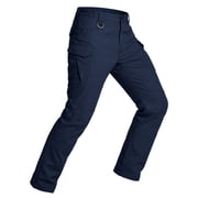 FEDTOSING Relaxed Work Cargo Pants Outdoor Mens Pant Navy Blue,Size 32 32